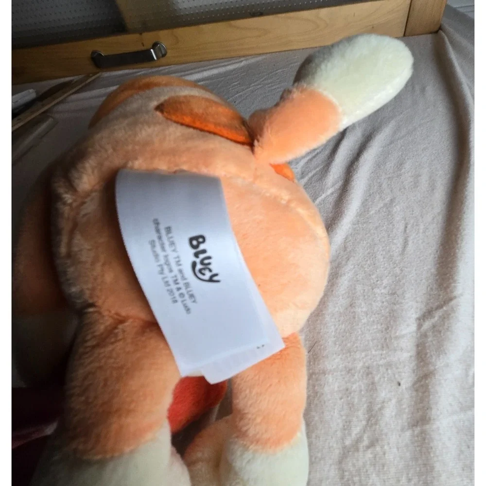 Bluey's Friend Bingo Plush Holding Pumpkins Halloween Stuffed Animal 9 inch 2024